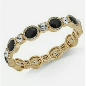 Gold Jer Tower Stretch Bracelet Charter Club
